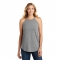 District DT137L Women's Perfect Tri Rocker Tank - Grey Frost