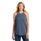 District DT137L Women's Perfect Tri Rocker Tank - Navy Frost