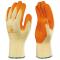 Delta Plus VE730OR Knitted Cotton / Polyester Gloves with Latex Coating