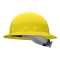 Fibre Metal E1RW Full Brim Hard Hat - Ratchet Suspension - Yellow
