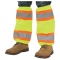 ERB by Delta Plus S487 Two-Tone Reflective Leg Gaiters - Yellow/Lime