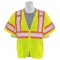 ERB by Delta Plus S683P Type R Class 3 Mesh Two-Tone Safety Vest with Zipper - Yellow/Lime