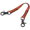 Ergodyne Squids 3153 Web Lanyard Dual Locking Carabiner  - 5lbs - Orange