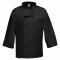 Fame C10P 10 Button Long Sleeve Chef Coat - Black