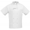 Fame C10PS 10 Button Short Sleeve Chef Coat - White