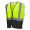 Full Source FS2LM15B Type R Class 2 Black Bottom Mesh Safety Vest