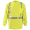 Full Source FS2LSTS Type R Class 2 Long Sleeve Safety Shirt - Yellow/Lime