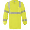 Full Source FS3LSTS Type R Class 3 Long Sleeve Safety Shirt - Yellow/Lime