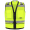 Global Glove GLO-069 FrogWear Type R Class 2 Mesh Surveyor Safety Vest - Yellow/Lime