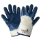 Global Glove 607R Rough Finish Solid Nitrile Three-Quarter Dipped Gloves