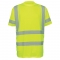 Global Glove GLO-205 FrogWear Type R Class 3 Performance Stretch Safety Shirt - Yellow/Lime