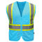 GSS Safety 3142 Non-ANSI Enhanced Visibility Multi-Color Safety Vest - Sky Blue
