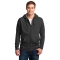 Hanes HN280 Nano Full-Zip Hooded Sweatshirt - Charcoal Heather