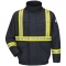 Bulwark FR JLJCNV Men's Lightweight Lined Bomber Jacket with CSA Compliant Reflective Trim