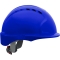 JSP Evolution 6151SV Deluxe Vented Short Brim Hard Hat - Ratchet Suspension - Blue