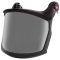 KASK WKI00010 Zen FF Visor Kit with Brim - Smoke