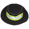 Kishigo B22 Enhanced Visibility Full Brim Safari Hat - Black/Lime