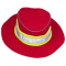 Kishigo B24 Enhanced Visibility Full Brim Safari Hat - Red/Lime