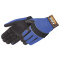 Liberty Safety 0916 Blueknight Premium Synthetic Mechanic Gloves - Blue