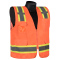 Liberty Safety C16012 HiVizGard Class 2 Two-Tone Surveyor Safety Vest - Orange