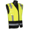 Liberty Safety C16015 HiVizGard Class 2 Black Bottom Surveyor Safety Vest - Yellow/Lime