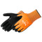 Liberty Safety F4988 X-Grip Sandy Foam Nitrile Cut Resistant Work Gloves - Hi-Viz Orange