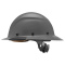 LIFT Safety HDF-21GY DAX Full Brim Hard Hat - Ratchet Suspension - Grey