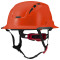 LIFT Safety HRXF-25OC2 RADIX Full Brim Vented Safety Helmet w/Twiceme - Ratchet Suspension - Orange
