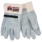 MCR Safety 1745 Big Jake Premium Side Split Cow Full Leather Back Gloves - 2.5