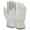 MCR Safety 3400 Industry Grade Grain Pigskin Leather Drivers Gloves - Straight Thumb - Natural