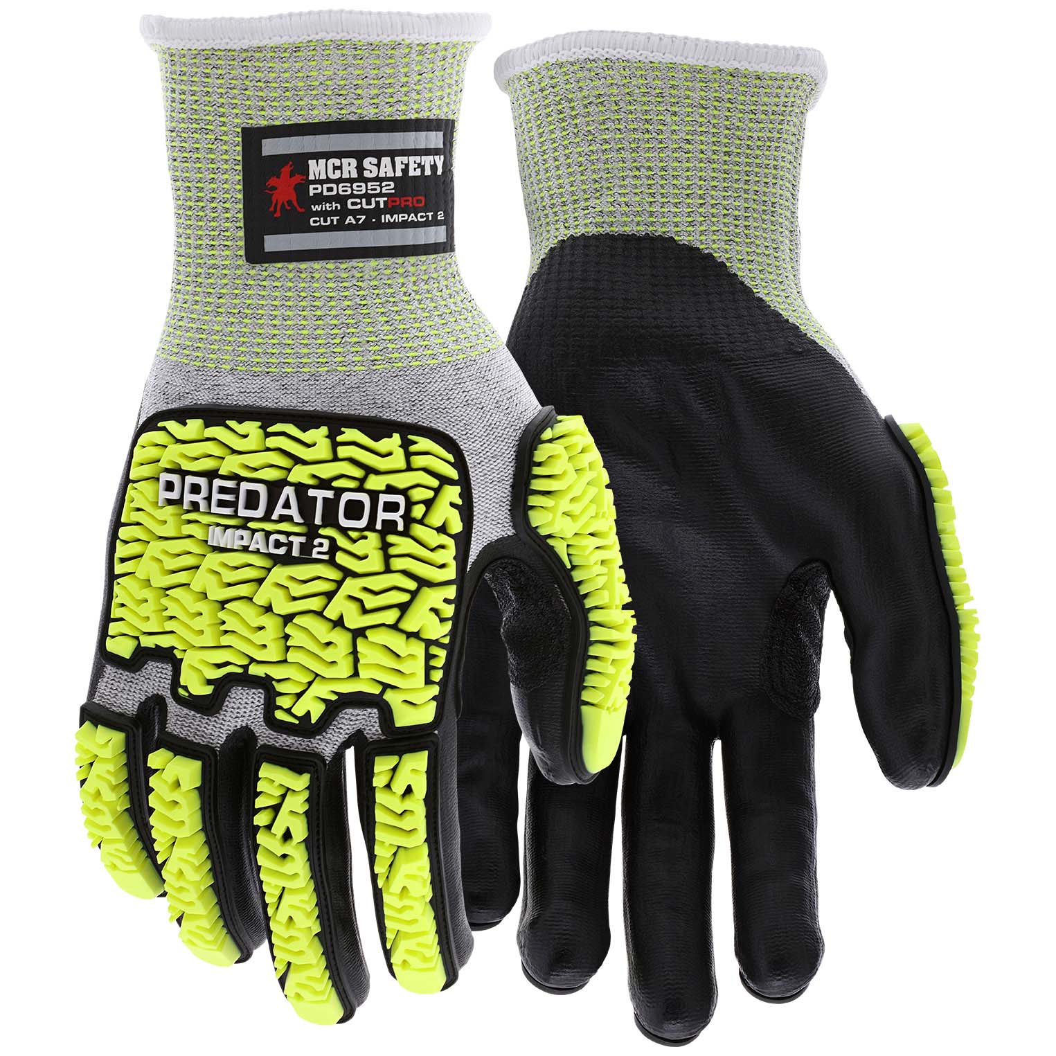 MCR Safety PD6952 Predator Mechanics Bi-Polymer Coated Gloves - Previous Version