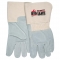 MCR Safety 1714 Big Jake 3/4 Leather Back Gloves - 4.5