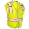 Kishigo 1510 Brilliant Series Heavy Duty Safety Vest - Yellow/Lime