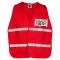 ML Kishigo 3708i 3700 Series Incident Command Vest - Red
