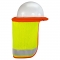 Kishigo FM2804 FR Hard Hat Sun Shield - Yellow/Lime