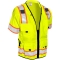 Kishigo S5010 Professional Type R Class 3 Surveyor Safety Vest - Yellow/Lime