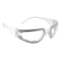 Radians MRF111ID Mirage Safety Glasses - Clear Foam Lined Frame - Clear Anti-Fog Lens