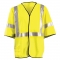 OccuNomix FR-VCR1213 Type R Class 3 Single Stripe Half Sleeve Solid FR Safety Vest