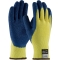 PIP 09-K1310 G-Tek CR Seamless Knit Kevlar Gloves - Latex Coated Crinkle Grip on Palm & Fingers