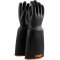 PIP Novax Rubber Insulating Gloves - 18 Inches - Class 4 - Bell Cuff - Black