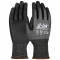 PIP 16-378 G-Tek Seamless Knit PolyKor X7 Blended Gloves - Nitrile Coated Foam Grip on Palm