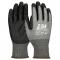 PIP 16-854 G-Tek Seamless Knit PolyKor Blended Gloves - Nitrile Coated Foam Grip