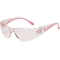 Bouton 250-11-0904 Eva Petite Safety Glasses - Clear/Pink Temples - Pink Lens
