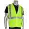 PIP 302-MVGZ Economy Type R Class Mesh 2 Safety Vest with Zipper - Yellow/Lime