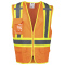 PIP 302-V210 Type R Class 2 Two-Tone Mesh Safety Vest - Orange