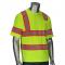 PIP 313-1650 Type R Class 3 Two-Tone Segmented Tape Short Sleeve Safety T-Shirt - Yellow/Lime