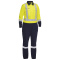 PIP 314W6369H Bisley Type R Class 2 Women's Vented Coveralls - Yellow/Navy