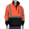 PIP 323-1330B Type R Class 3 Quarter Zip Pullover Safety Sweatshirt - Orange