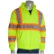 PIP 323-HSSP Type R Class 3 Full Zip Two-Tone Safety Sweatshirt - Yellow/Lime
