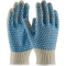 PIP 36-110BB Seamless Knit Cotton/Polyester Gloves - Double-Sided PVC Brick Pattern Grip - Regular Weight